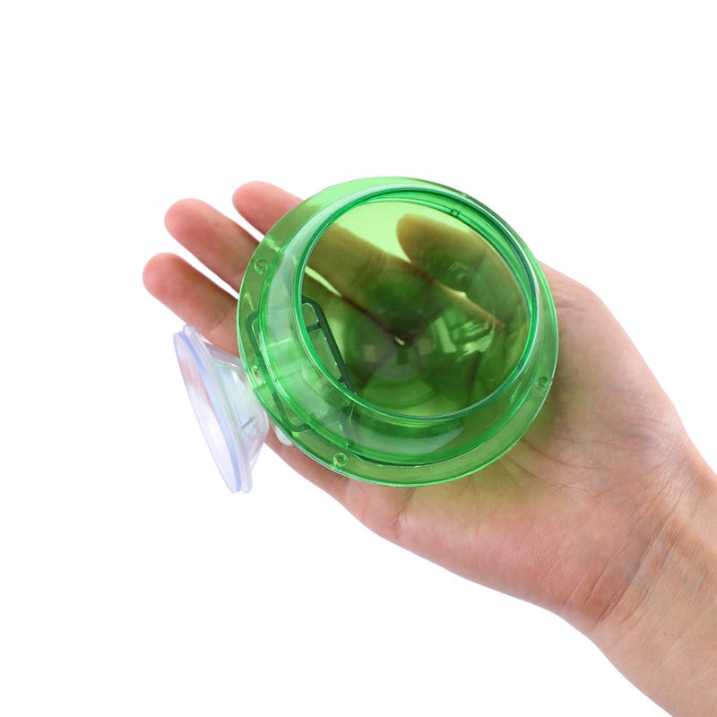 Windspeed Suction Cup Reptile Feeder, Reptile Feeding Food Water Bowl Escape Proof Worm Dish Gecko Feeder Chameleon Bowl, Reptile Ledge Accessories Supplies for Lizard Bearded Dragon, 2 Pack - Image 4